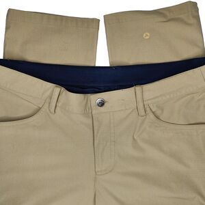 Bird dogs Pants Mens 33x31 Fit Lined Chino Brown Stretch Golf Outdoors